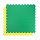 Tatami SportMat Standard 100 x 100 x 2 cm - zeleno žlutá