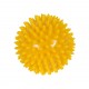 MVS masážní míček ježek - středně tvrdý / ø 8 cm / žlutá