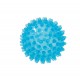 Ledraplastic masážní míček ježek - tvrdý / ø 6 cm / modrá