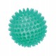 Ledraplastic masážní míček ježek - tvrdý / ø 8 cm / zelená